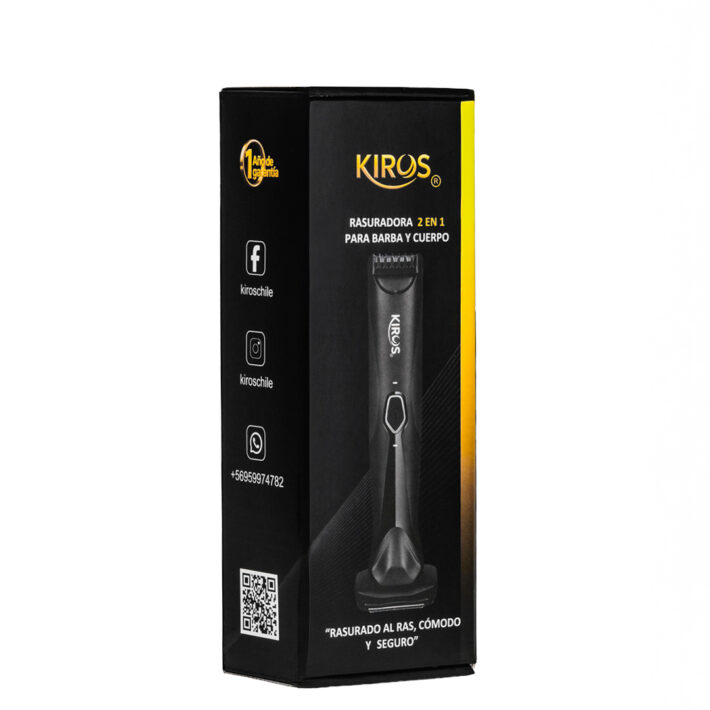 Rasuradora KIROS 2 EN 1 – BARBA & CUERPO